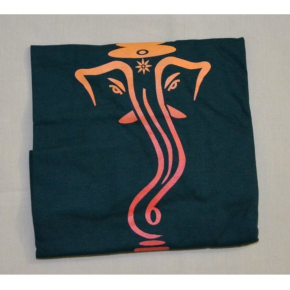 Cotton Unisex Tshirt With Lord Ganesh Imprint - Picture 2 of 2